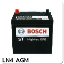 แบตเตอรี่รถยนต์ BOSCH บอส ราคา รถ เก๋ง ตู้ กระบะ บรรทุก ปิคอัพ ln4 agm 12 โวลท์ 80 แอมป์ 800 CCA