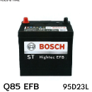 แบตเตอรี่รถยนต์ BOSCH บอส ราคา รถ เก๋ง ตู้ กระบะ บรรทุก ปิคอัพ q85 efb 12 โวลท์ 65 แอมป์ 550 CCA