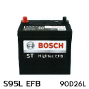 แบตเตอรี่รถยนต์ BOSCH บอส ราคา รถ เก๋ง ตู้ กระบะ บรรทุก ปิคอัพ s95l efb 12 โวลท์ 70 แอมป์ 680 CCA