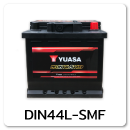แบตเตอรี่รถยนต์ yuasa ยัวซ่า ราคา รถ เก๋ง ตู้ กระบะ บรรทุก din44l-smf 12 โวลท์ 44 แอมป์  CCA
