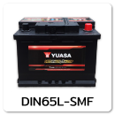 แบตเตอรี่รถยนต์ yuasa ยัวซ่า ราคา รถ เก๋ง ตู้ กระบะ บรรทุก din65l-smf 12 โวลท์ 57 แอมป์  CCA