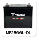 แบตเตอรี่รถยนต์ yuasa ยัวซ่า ราคา รถ เก๋ง ตู้ กระบะ บรรทุก mf2800l-dl 12 โวลท์ 65 แอมป์  CCA