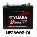 แบตเตอรี่รถยนต์ yuasa ยัวซ่า ราคา รถ เก๋ง ตู้ กระบะ บรรทุก mf2800r-dl 12 โวลท์ 65 แอมป์  CCA